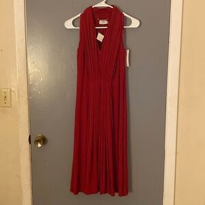 Red Calvin Klein dress